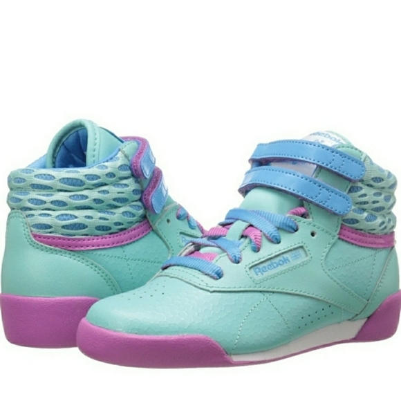 Reebok Freestyle CLASSIC HI Color Blue/Blue Beam/UltraberryStyle M46758,… - Picture 1 of 12